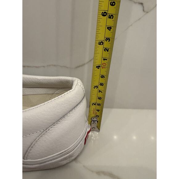 Vans Customs Classic Slip-On Leather Shoes White Men’s Size 13 Sneakers main image 7
